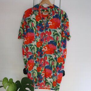 Porridge Clothing Floral Shirtdress XS